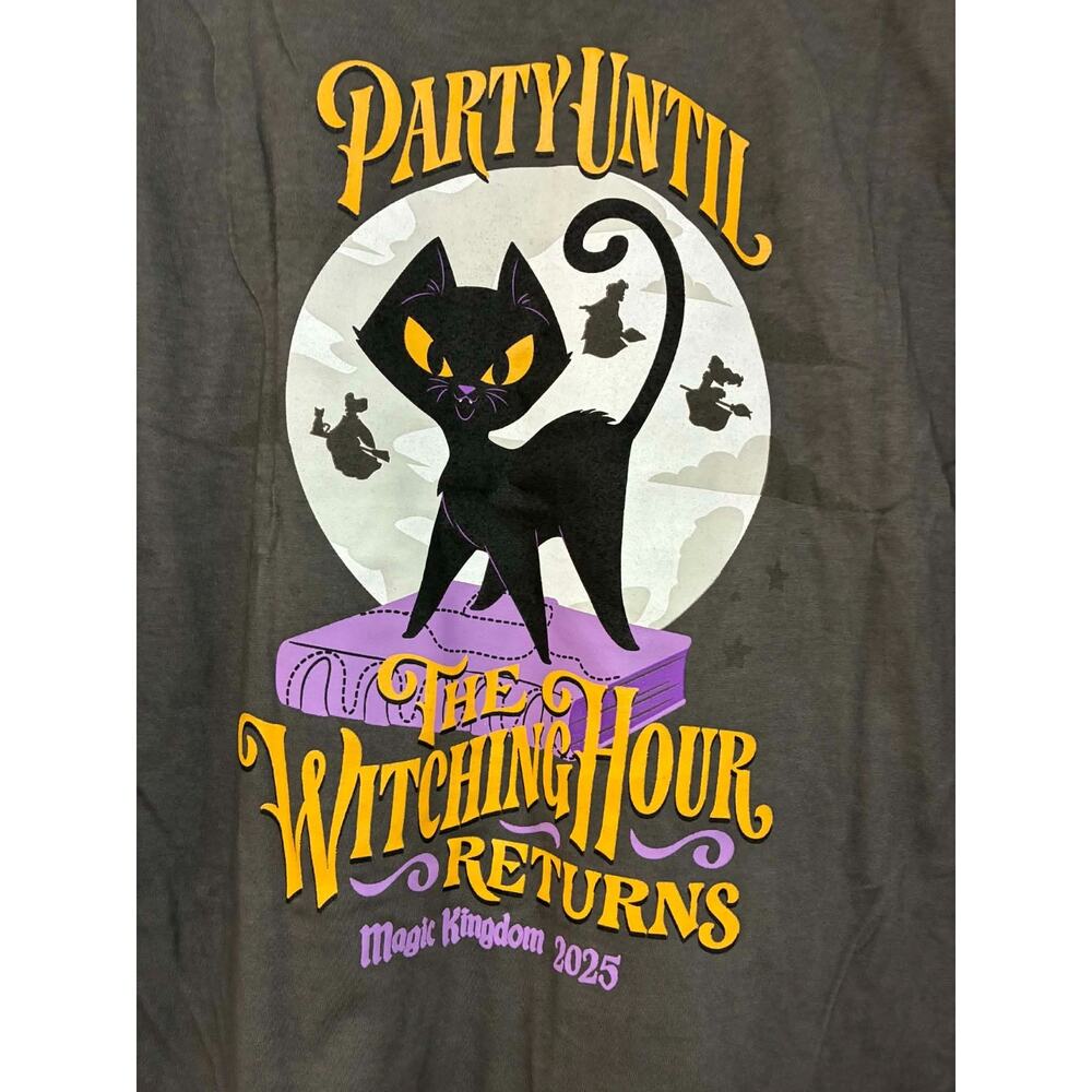 Disney Hocus Pocus Villain Spelltacular Glow Shirt‎ XL Magic Kingdom 2025 - Picture 5 of 5